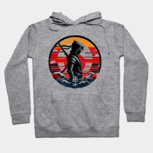 Vintage Ninja Warrior T-Shirt: Stealthy Retro Style Tee Hoodie